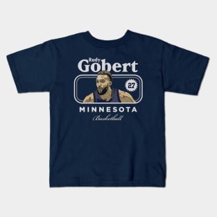 Rudy Gobert Minnesota Cover Kids T-Shirt